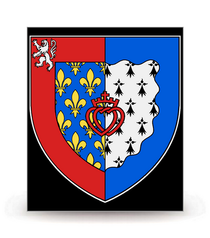 Pays de la Loire - Blason 2020 FN - Logo Plaque Immatriculation® - Autocollant DIY