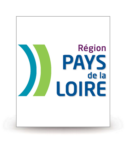 Pays de la Loire - LogoType 2009 - Logo Plaque Immatriculation® - Autocollant DIY