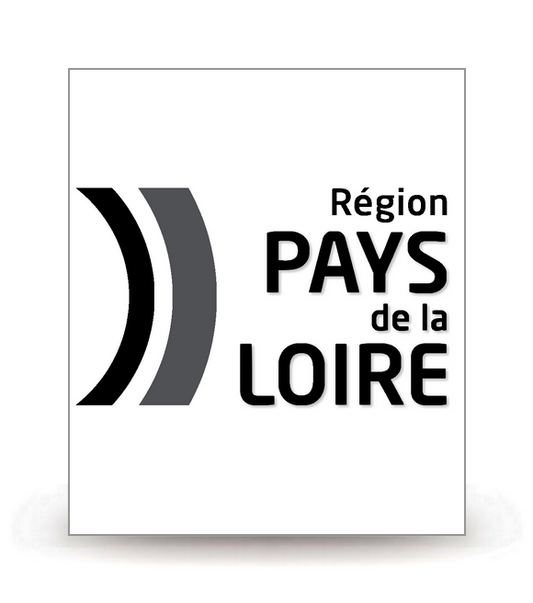 Pays de la Loire - LogoType 2009 BK - Logo Plaque Immatriculation® - Autocollant DIY