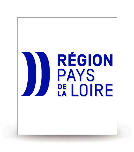 Pays de la Loire - LogoType 2022 - Autocollant plaque immatriculation®