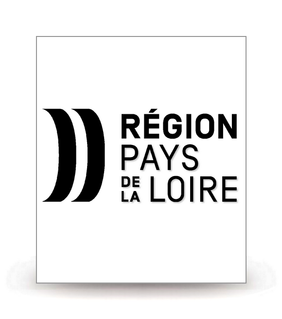 Pays de la Loire - LogoType 2022 BK - Logo Plaque Immatriculation® - Autocollant DIY