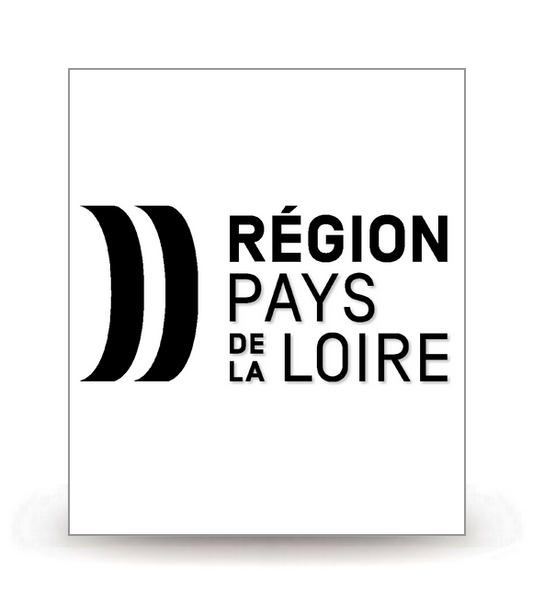 Pays de la Loire - LogoType 2022 BK - Logo Plaque Immatriculation® - Autocollant DIY