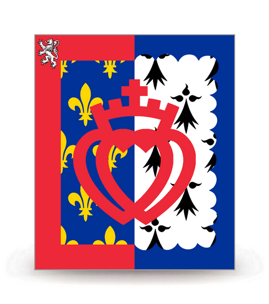 Pays de la Loire - Drapeau Ajusté