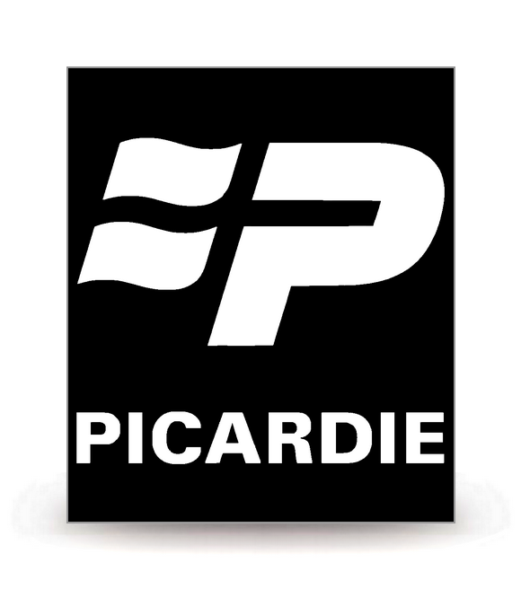 Picardie - LogoType 2009 FN] - Logo Plaque Immatriculation® - Autocollant DIY