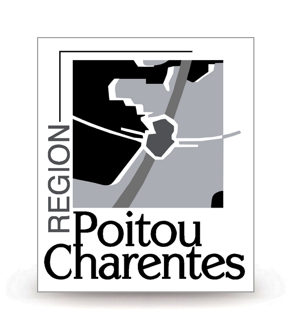 Poitou-Charentes - LogoType 2009 BK - Autocollant plaque immatriculation®