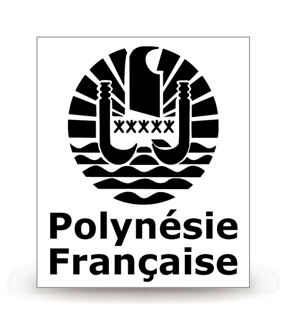 Polynésie Française - Collectivité BK - Autocollant plaque immatriculation®