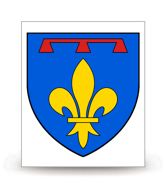 Provence - Blason Moderne - Autocollant plaque immatriculation®