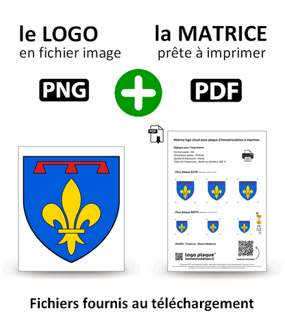 Provence - Blason Moderne