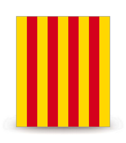 Provence - Drapeau Ancien Ajusté - Autocollant plaque immatriculation®