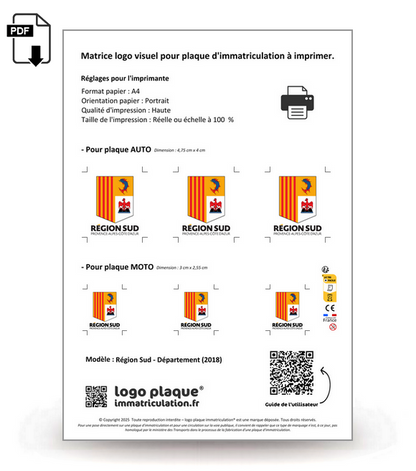 Région Sud - Département (2018)