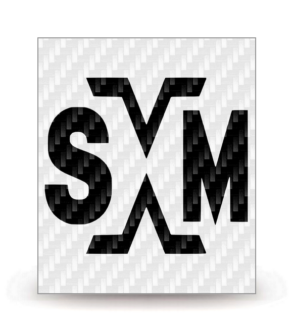 Saint-Martin - SXM Carbone-Style - Logo Plaque Immatriculation® - Autocollant DIY