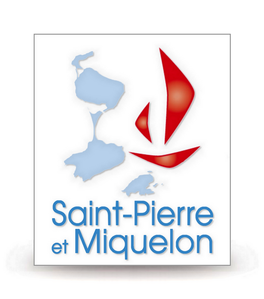 Saint-Pierre et Miquelon - Territoire 2018 - Autocollant plaque immatriculation®