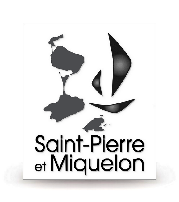 Saint-Pierre et Miquelon - Territoire 2018 BK - Autocollant plaque immatriculation®