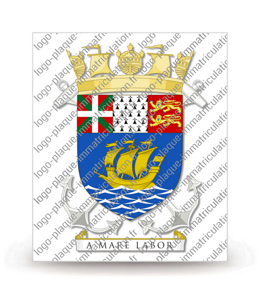 Saint-Pierre et Miquelon - Armoiries 2021