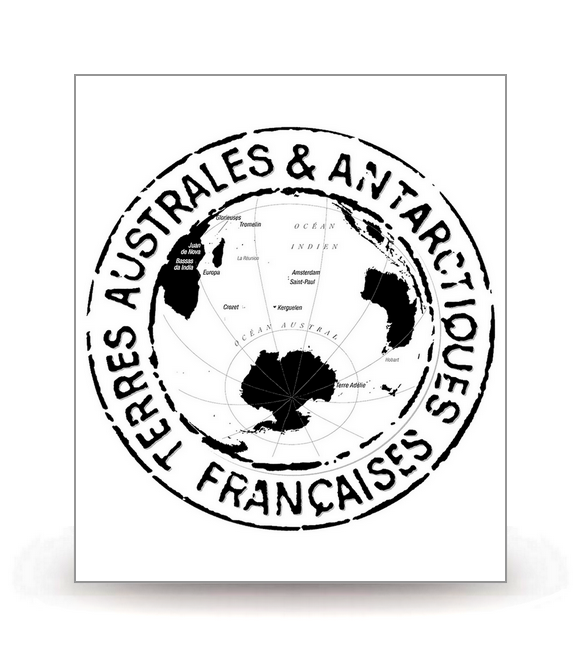 TAAF - Collectivité BK - Autocollant plaque immatriculation® DIY