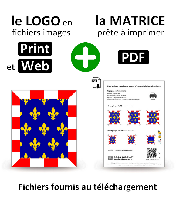 Touraine - Drapeau Ajusté