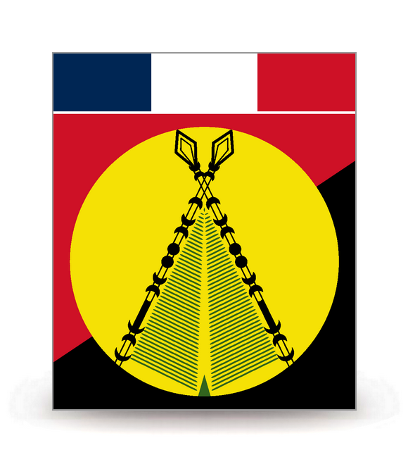 Wallis-et-Futuna - Drapeau Sigave Ajusté | Autocollant plaque immatriculation®