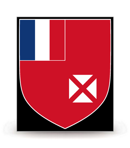 Wallis-et-Futuna - Territoire FN - Autocollant plaque immatriculation®